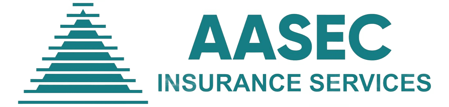 A green background with the letters aa and insurance